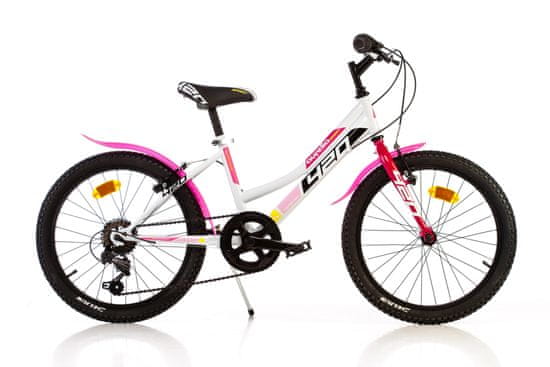 Dino bikes športno dekliško kolo 20" belo
