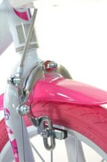 Dino bikes dekliško kolo 16" belo
