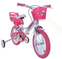 Dino bikes Otroško kolo UNICORN 16" belo