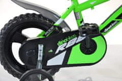 Dino bikes Otroško kolo zeleno 12" 2024
