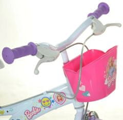 Dino bikes BARBIE 14" - dekliško kolo belo