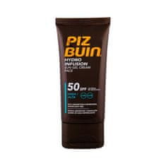Piz Buin Hydro Infusion SPF50 vodoodporna vlažilna krema za zaščito pred soncem za obraz 50 ml unisex