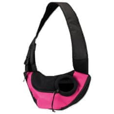 Trixie Torba Sling Spredaj 50×25×18cm roza-črna