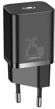BASEUS Super Si hišni polnilec, USB-C, 25W (CCSP020101)