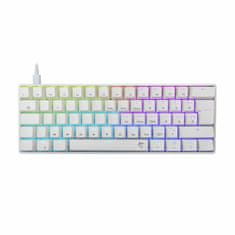 White Shark tipkovnica USB bela/rdeča mehanska stikala SLO SHINOBI-2-W