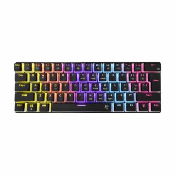 White Shark tipkovnica USB črno/rdeča mehanska stikala US GK-2202 ASHIKO-2B