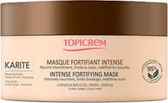 Topicrem Hranilna in krepilna maska za kodraste in skodrane lase Karite (Intensive Fortifying Mask) 250 ml