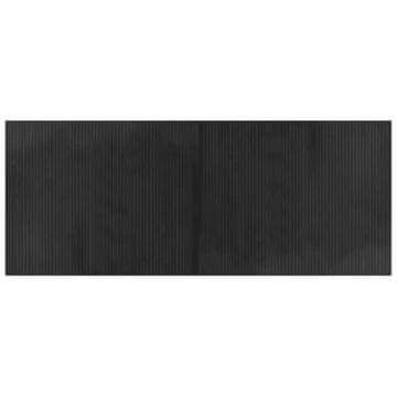 Vidaxl Preproga pravokotna siva 80x200 cm bambus