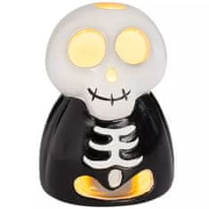 Korbi Halloween Svečnik Skelet za Čajne Svečke LED