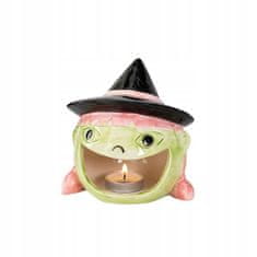 Korbi Keramični Halloween svečnik - čarovnica za tealight