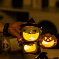 Korbi Keramični Halloween svečnik - čarovnica za tealight