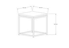 Woody Fashion Miza za kavo