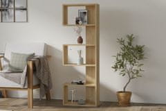Woody Fashion Knjižna polica, Nebu - Sapphire Oak