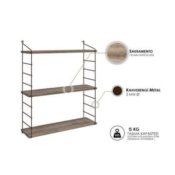 Woody Fashion Stenska polica