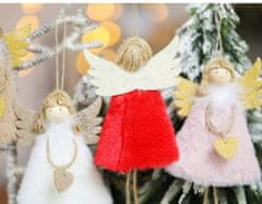 Korbi Božični Angel Bel 17cm Dekoracija Visenje