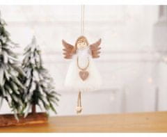 Korbi Božični Angel Bel 17cm Dekoracija Visenje