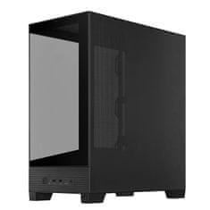 ASUS A31 Plus računalniško ohišje, ATX, kaljeno steklo, črno