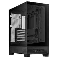 ASUS A31 Plus računalniško ohišje, ATX, kaljeno steklo, črno