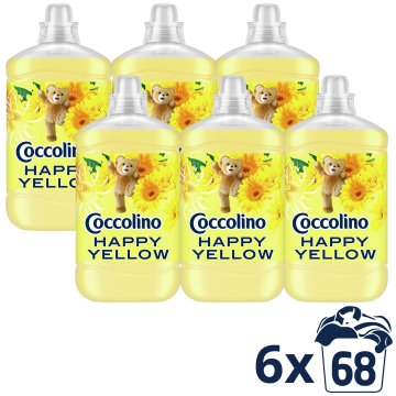 Coccolino mehčalec Happy Yellow (1,7l x 6)