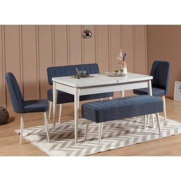 Woody Fashion Komplet mize in stolov (5 kosov)