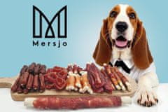 Mersjo Priboljšek za pse - kožne palčke, ovite z račjim mesom Mersjo 500g