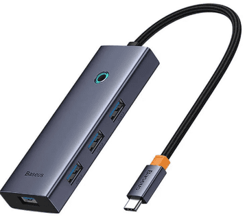 BASEUS priklopna postaja, HDMI 4K 60Hz, 4xUSB 3.0, 1x USB-C 100W PD, 5Gb/s (B00052807813-01)