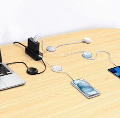 BASEUS izvlečni kabel, USB-C - USB-C, 1m, 100W, vijoličen (P10364500511-00)