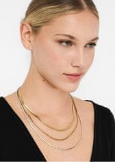 Liu.Jo Elegantna trojna ogrlica iz pozlačenega jekla Fashion LJ2643