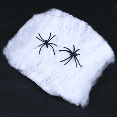 Korbi Bela umetna pajčevina za Halloween s pajki 60g