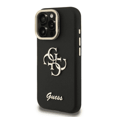 Guess Cam Stand GUHCP15LPCS4GSK ovitek za iPhone 15 Pro s stojalom - črn