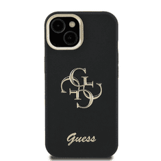 Guess Cam Stand GUHCP14SPCS4GSK ovitek za iPhone 14 s stojalom - črn