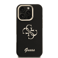 Guess Cam Stand GUHCP16LPCS4GSK ovitek za iPhone 16 Pro s stojalom - črn