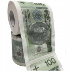 Korbi Papirnat WC rol z 100 PLN motivom - darilo Korbi