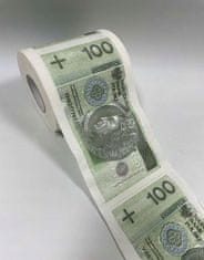 Korbi Papirnat WC rol z 100 PLN motivom - darilo Korbi