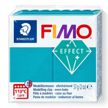 Rayher.	 FIMO Effect Metallic 57g, 36 turquoise
