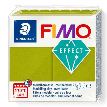 Rayher.	 FIMO Effect Metallic 57g, 51 green
