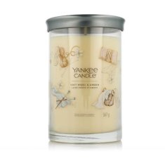 Yankee Candle Signature Soft Wool & Amber Tumbler 567 g dišeča svečka