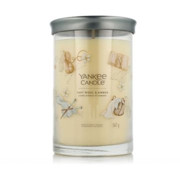 Yankee Candle Signature Soft Wool & Amber Tumbler dišeča svečka