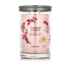 Yankee Candle Signature Pink Cherry & Vanilla Tumbler 567 g dišeča svečka