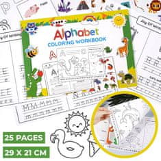 Cool Mango Interaktivni delovni zvezek za pisanje in barvanje – Alphabet
