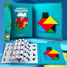 Cool Mango Magnetna 3D sestavljanka knjiga – Tangramy