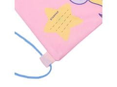 STARPAK ENOROŽEC Roza, dekliška torba za čevlje pri TELESNI VZGOJI, šolska torba na rami za dekleta 32x38 cm 