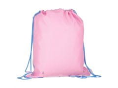 STARPAK ENOROŽEC Roza, dekliška torba za čevlje pri TELESNI VZGOJI, šolska torba na rami za dekleta 32x38 cm 