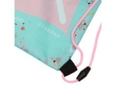 STARPAK KOALA Dekliška torba za čevlje za TELESNO VZGOJO, šolska torba na rami za dekleta 32x38 cm 