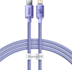 BASEUS kabel USB Tip-C - Lightning, 1,2m, 20W, vijoličen (CAJY000205)