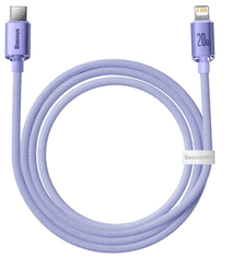 BASEUS kabel USB Tip-C - Lightning, 1,2m, 20W, vijoličen (CAJY000205)