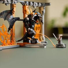 LEGO Icons 10367 Gospodar prstanov: Balrogova knjižna niša - odprta embalaža