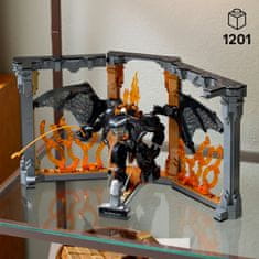 LEGO Icons 10367 Gospodar prstanov: Balrogova knjižna niša - odprta embalaža