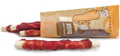 Mersjo XXL 25cm žvečilka iz goveje kože z račjimi prsmi, priboljšek za pse, Mersjo, 240g