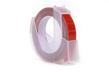 Jetworld JetWorld 3D trakovi Dymo White on Red (relief, relief) 9 mm x 3 m (S0898150) (10 kosov).